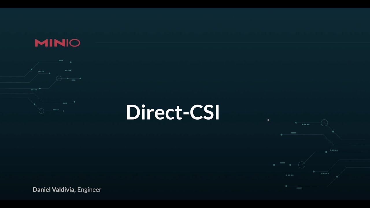 Direct-CSI: Enabling I/O Intensive Workloads with Kubernetes Object Storage